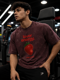 One Bite Acid Washed Oversized Tee
