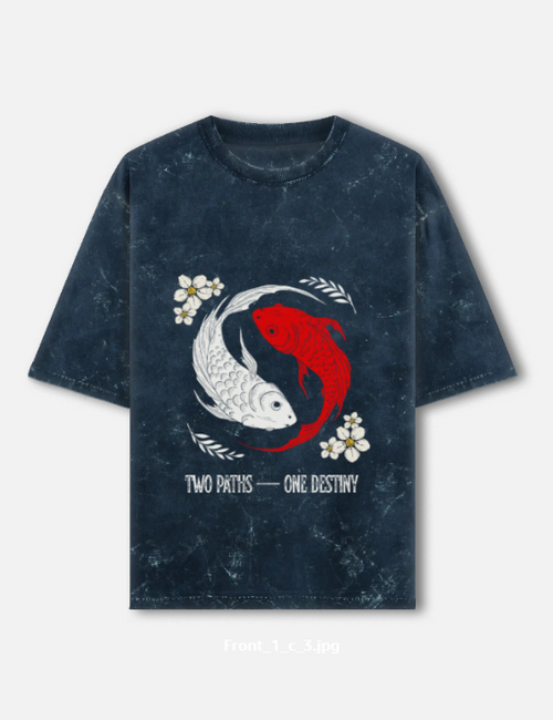 Acid Washed Oversized Tee